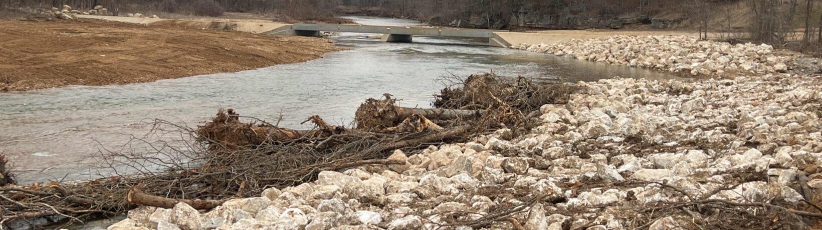 Aquatic Organism Passage Improvement – Huzzah Creek, Brickley Bank – Mark Twain National Forest