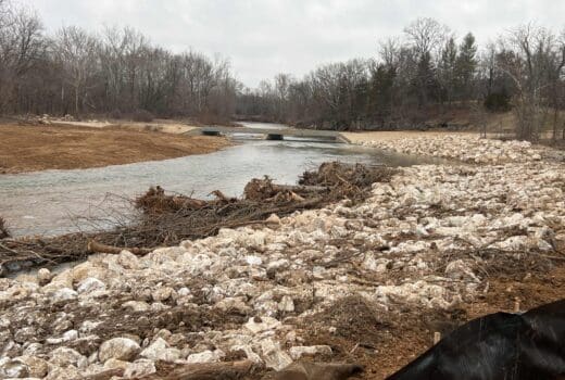 Aquatic Organism Passage Improvement – Huzzah Creek, Brickley Bank – Mark Twain National Forest